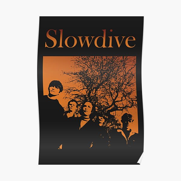 Slowdive Indie Rock Poster