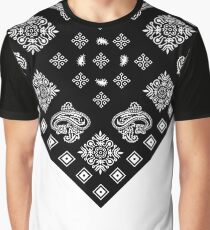 Black Bandanna Graphic T-Shirt
