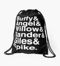 The Scooby Gang Classic White Drawstring Bag