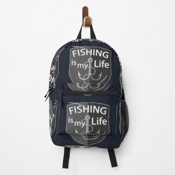 Item preview, Fishing is my Life (Shield-Style) designed and sold by tuzlay.