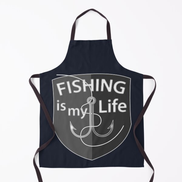 Item preview, Fishing is my Life (Shield-Style) designed and sold by tuzlay.