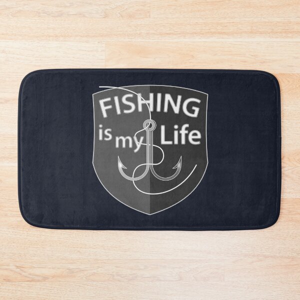 Item preview, Fishing is my Life (Shield-Style) designed and sold by tuzlay.
