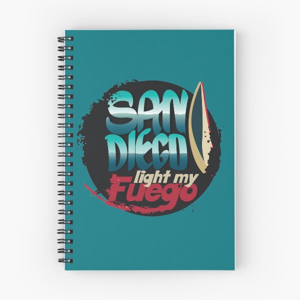 Item preview, San Diego light my fuego- California (color lettering) designed and sold by Arteria Mix.
