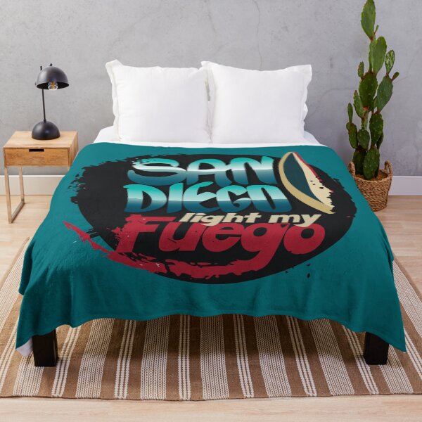 Item preview, San Diego light my fuego- California (color lettering) designed and sold by Arteria Mix.