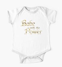 Labyrinth Babe With The Power (black bg) One Piece - Short Sleeve