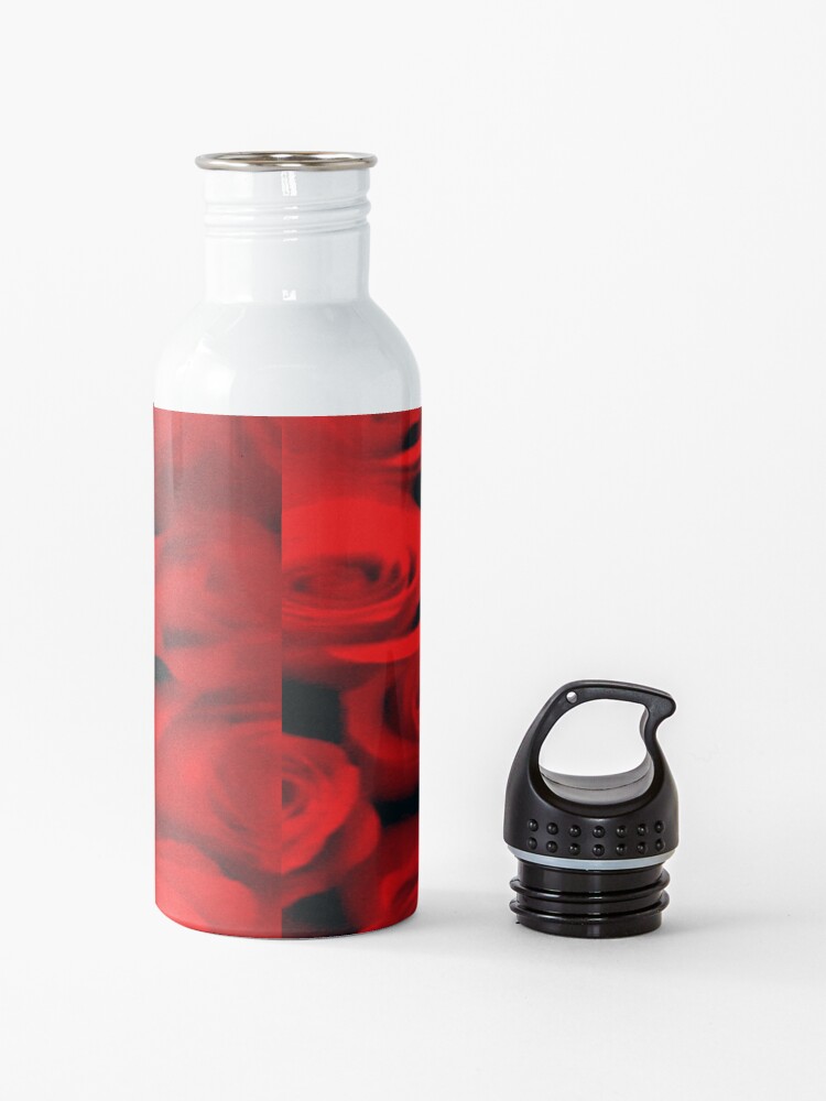 Strauss Roter Rosen Valentinstag Trinkflasche Von Soniascreations Redbubble