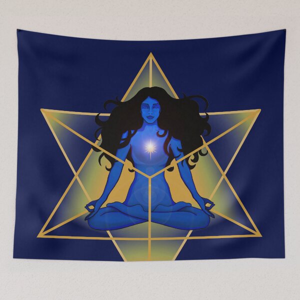 Item preview, Woman inside Merkabah designed and sold by MandalaSoul.