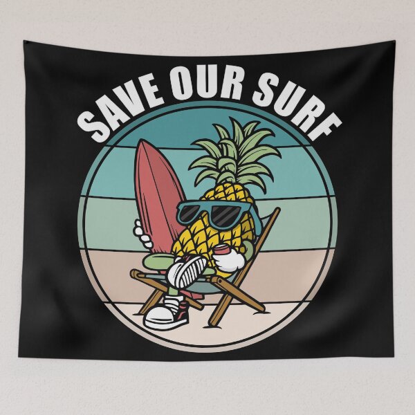 Item preview, Save Our Surf - Ocean Beach Design designed and sold by Giacob.
