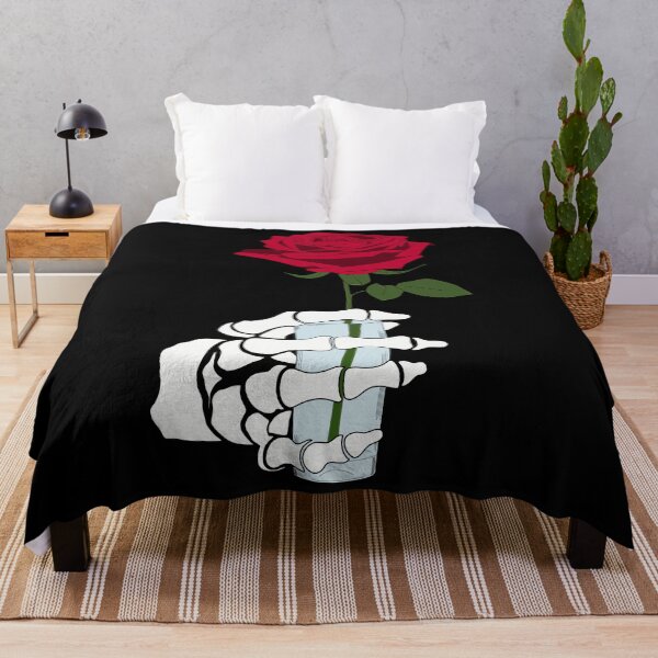 Item preview, Skeleton Hand Holding Red Rose designed and sold by HENO-.