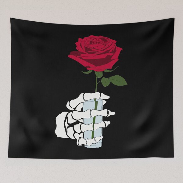 Item preview, Skeleton Hand Holding Red Rose designed and sold by HENO-.