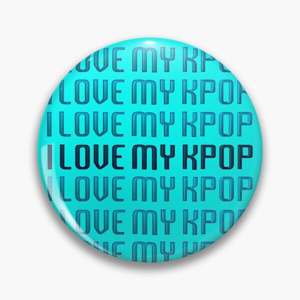Item preview, LOVE MY KPOP - Teal designed and sold by Kpop Seoul Shop.