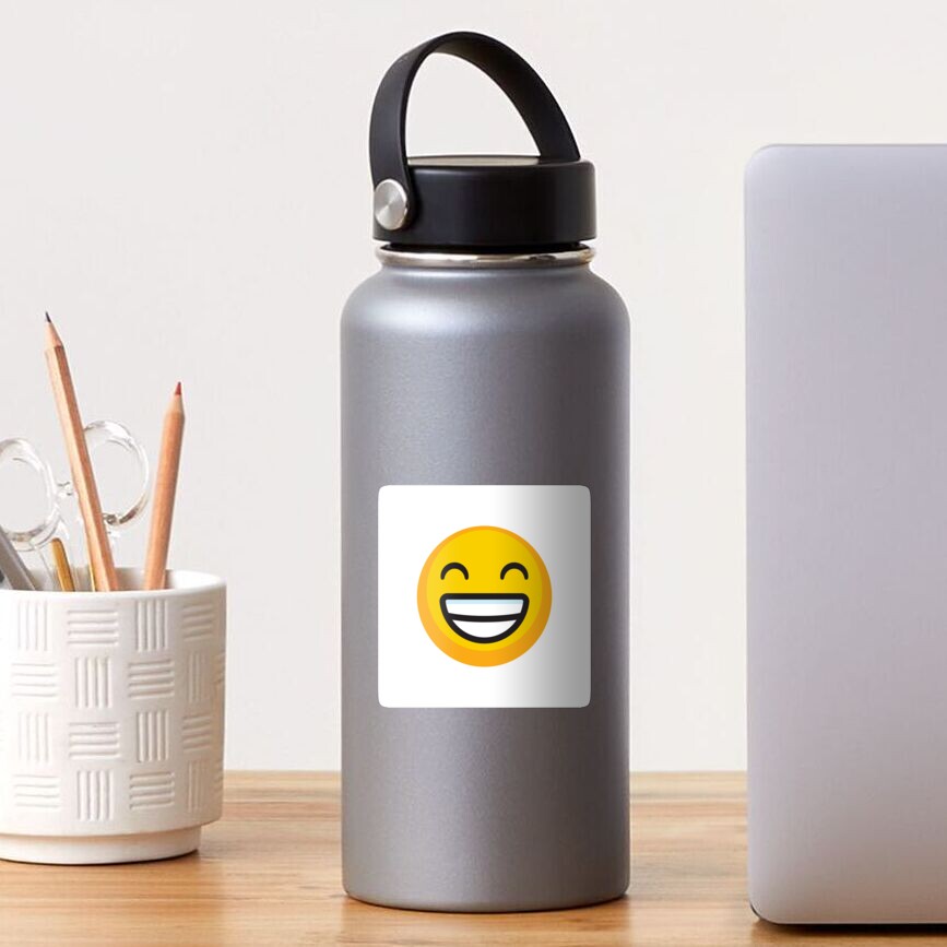 "Sparkling Teeth Smile Emoji" Sticker for Sale by EpicMoji Redbubble