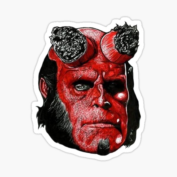 Aperçu de l'œuvre Hellboy de Guillermo del Toro (couleur) créée et vendue par CezFartz.
