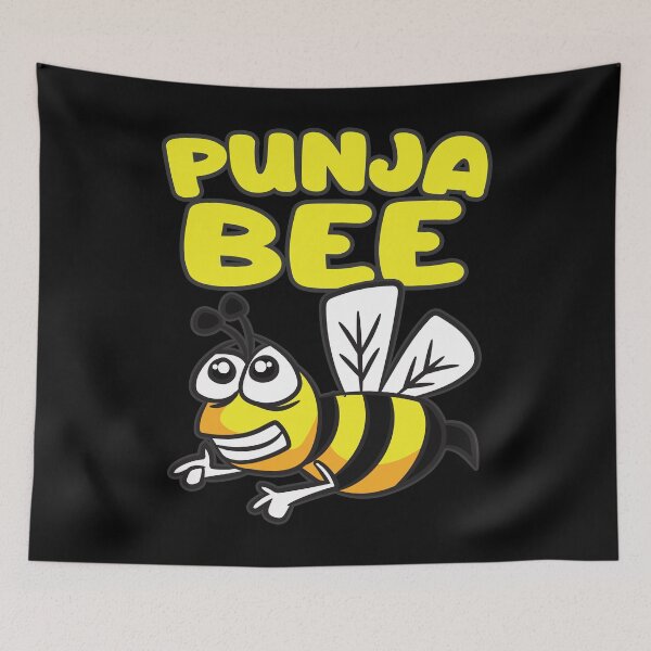 Item preview, Punja Bee Punjabi Indian Humor designed and sold by Moonpie90.
