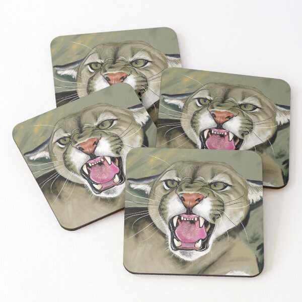 Item preview, Snarling Cougar Portrait designed and sold by MelHillery.