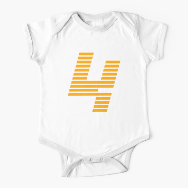 Lando Norris 4 Short Sleeve Baby One-Piece