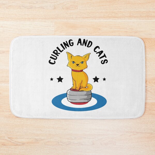 Item preview, Curling cats designed and sold by ElBeDesigns.