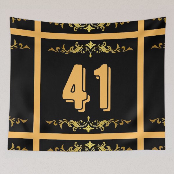 Item preview, Number 41 designed and sold by HappinessWorld.