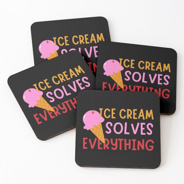 Item preview, Ice Cream Solves Everything designed and sold by SweetAndSpice.
