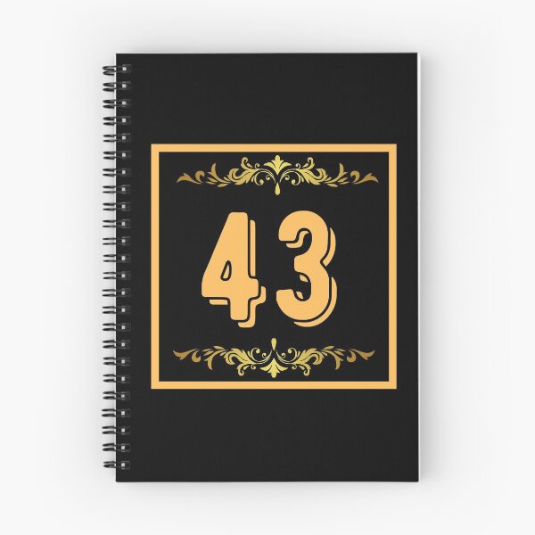 Item preview, Number 43 designed and sold by HappinessWorld.