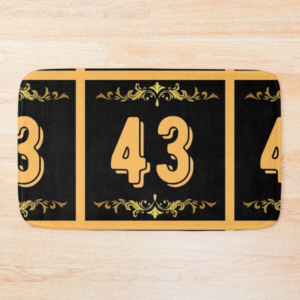 Item preview, Number 43 designed and sold by HappinessWorld.