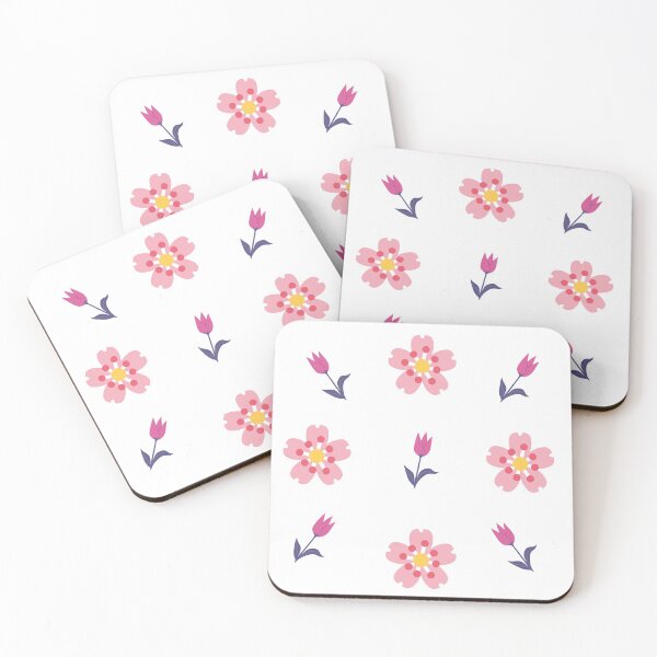 Item preview, Pretty Pink Spring Flowers - Sticker Pack designed and sold by ittybittyowl.