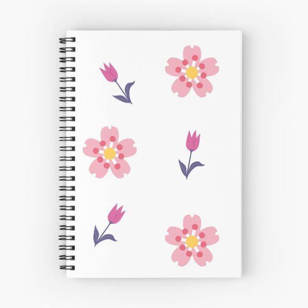 Aperçu de l'œuvre Jolies fleurs de printemps roses - Pack d'autocollants créée et vendue par ittybittyowl.