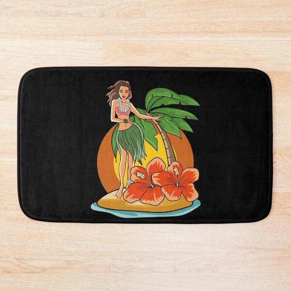 Item preview, Vintage hula girl designed and sold by ElBeDesigns.