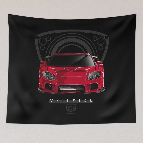 Item preview, RX7 Veilside Rotary (Red) designed and sold by Osman Çetin Yapıcı.