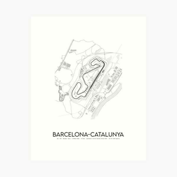 Item preview, Circuit de Barcelona-Catalunya - Spanish Grand Prix Motor Racing Track Design designed and sold by d25bev.