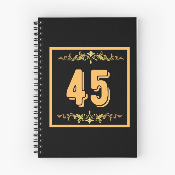 Item preview, Number 45 designed and sold by HappinessWorld.
