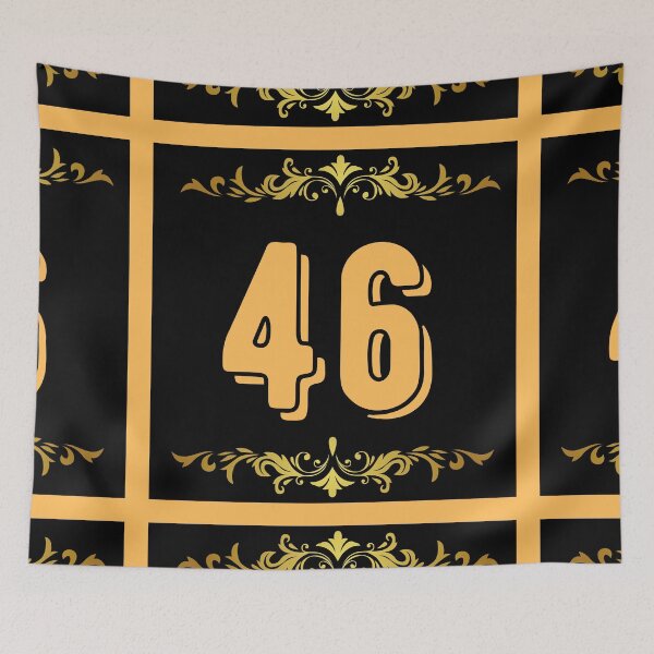 Item preview, Number 46 designed and sold by HappinessWorld.