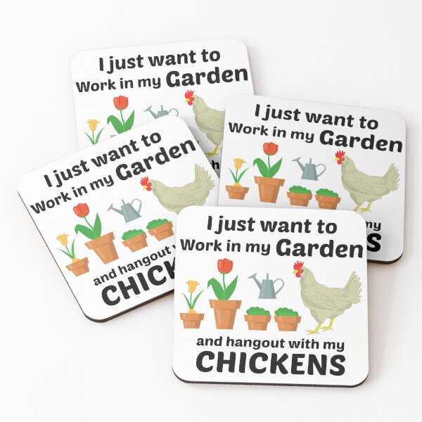 Item preview, Gardening Garden Gardener Chicken Funny Saying Gift designed and sold by CuteDesigns1.