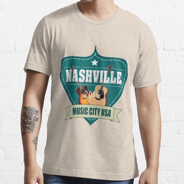 "Vintage Nashville Music City" Tshirt for Sale by KenBradford