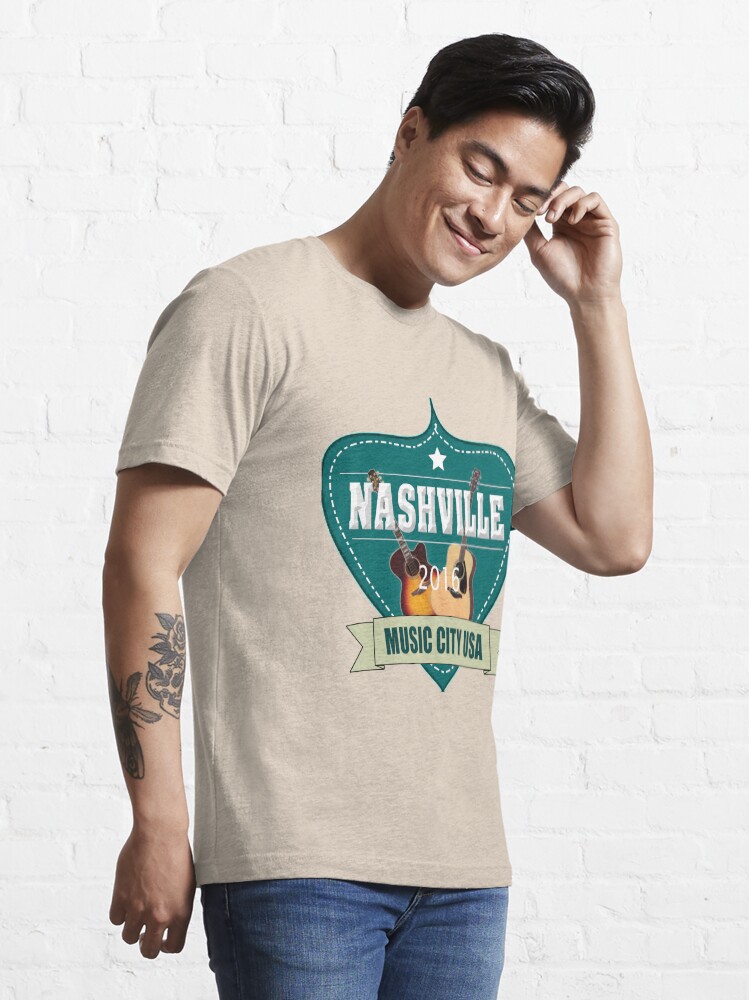 "Vintage Nashville Music City" Tshirt for Sale by KenBradford