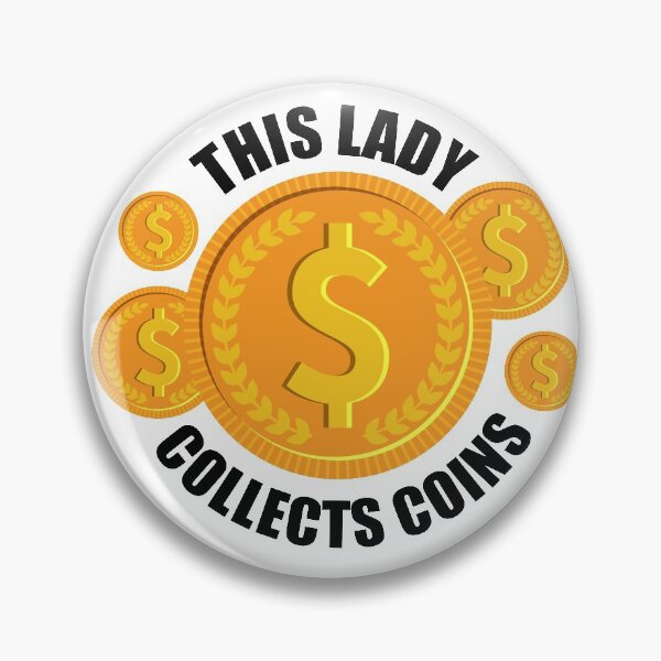 Item preview, Coin Collecting Women Gift designed and sold by ElBeDesigns.