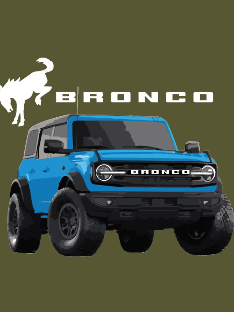 CowtownCowboyGaming Ford Bronco Wildtrak Velocity Blue T-Shirt