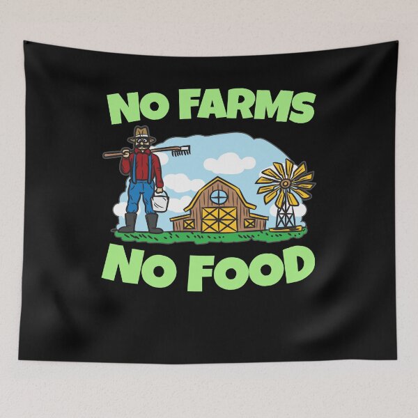 Item preview, No Farms No Food designed and sold by Moonpie90.