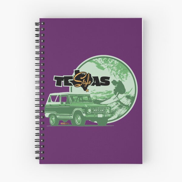 Item preview, Ford Bronco Surfer Texas-Style Surfer with Ford Bronco in greens designed and sold by DrivenBrand.