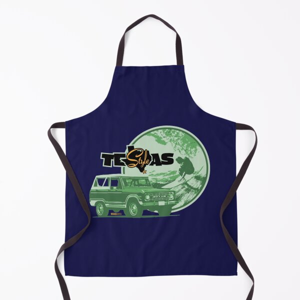 Item preview, Ford Bronco Surfer Texas-Style Surfer with Ford Bronco in greens designed and sold by DrivenBrand.