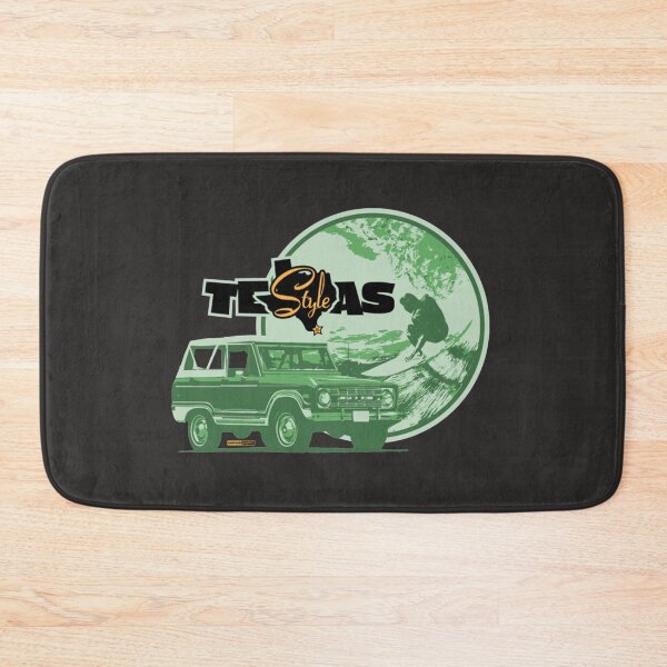 Item preview, Ford Bronco Surfer Texas-Style Surfer with Ford Bronco in greens designed and sold by DrivenBrand.