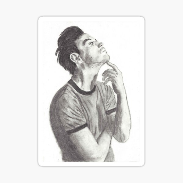 Vista previa del artículo con la obra «Andrew Scott (Moriarty de BBC Sherlock)», diseñado y vendido por Deelectableart.