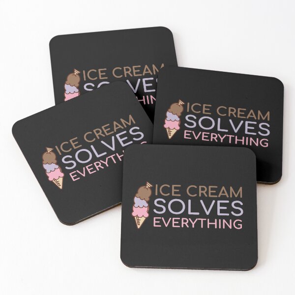 Item preview, Ice Cream Solves Everything 4 designed and sold by SweetAndSpice.