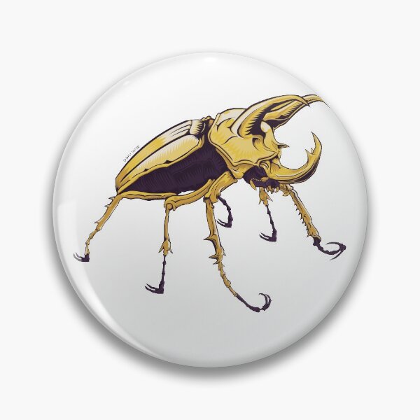Item preview, Golden Rhinoceros Beetle designed and sold by JulianForero.