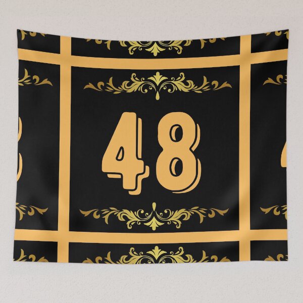 Item preview, Number 48 designed and sold by HappinessWorld.