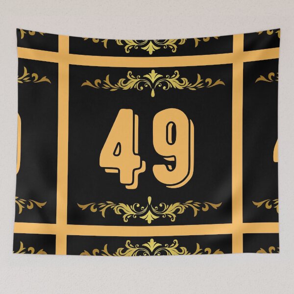 Item preview, Number 49 designed and sold by HappinessWorld.