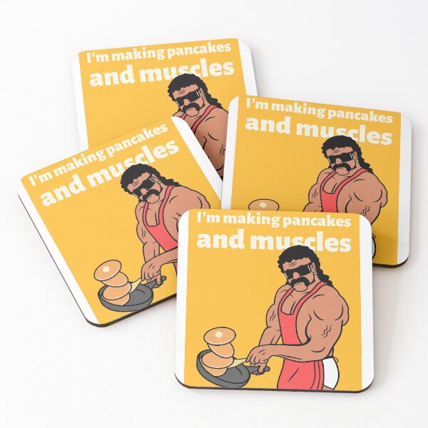 Item preview, I'm making pancakes and muscles designed and sold by GoldmindSet1.