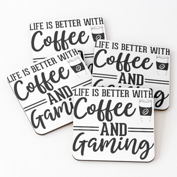 Item preview, Life Is Better With Coffee And Gaming designed and sold by Funny Tee.