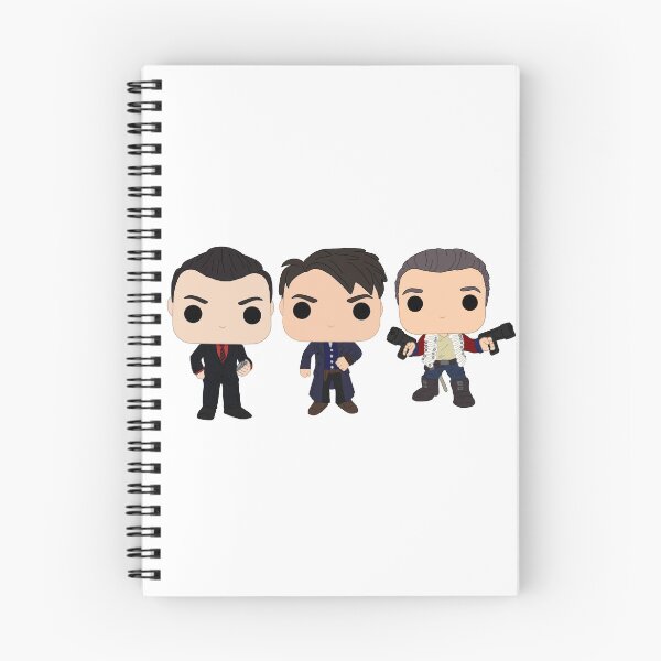 Item preview, Torchwood funko pop Graphic, Ianto, Captain Jack and Captain John designed and sold by GreenDragon19.