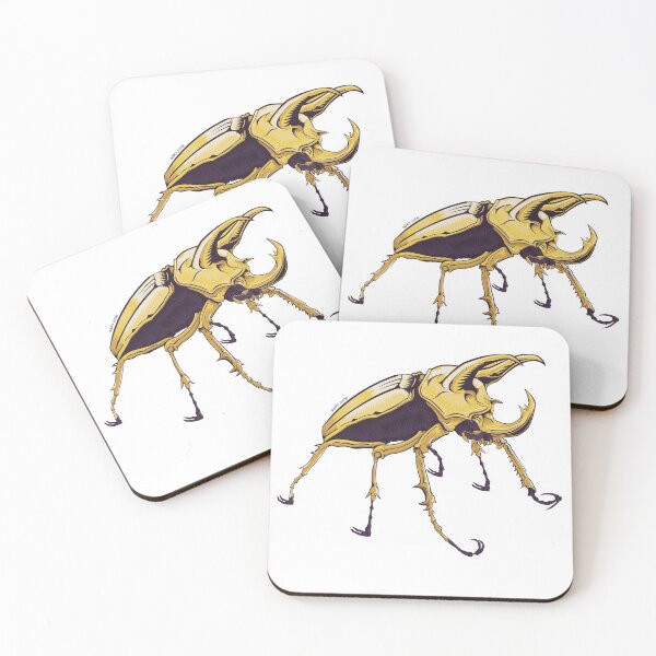 Item preview, Golden Rhinoceros Beetle designed and sold by JulianForero.